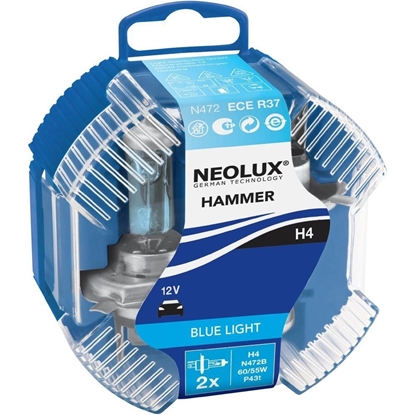 Picture of H4 Neolux Hammer Blue Duo